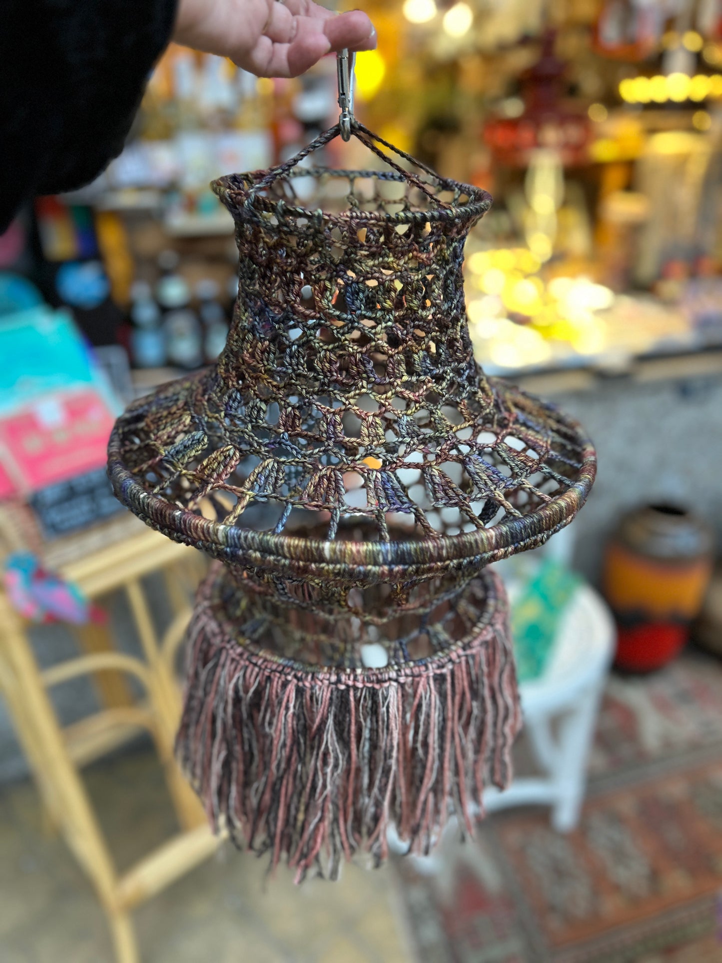 Lampenschirm für Pendelleuchte - handgemacht