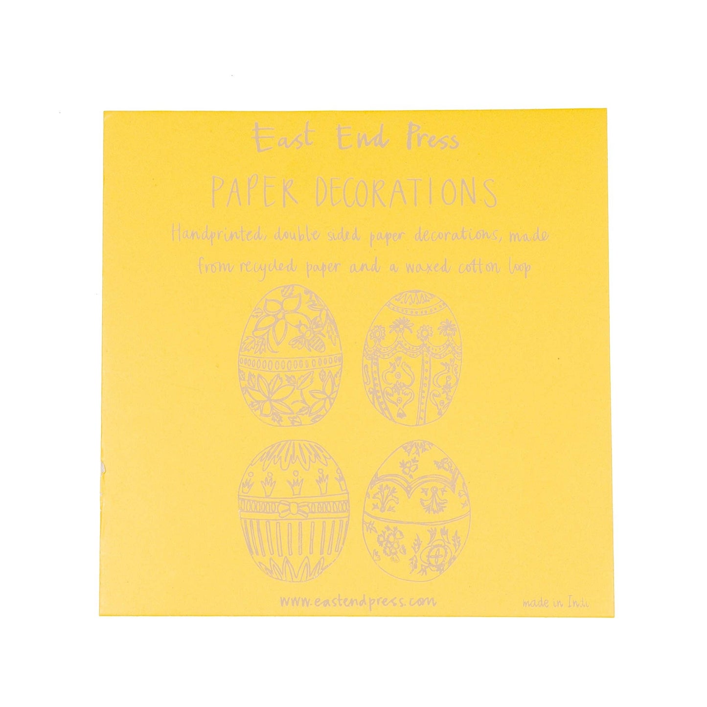 Osterei-Papierschmuck