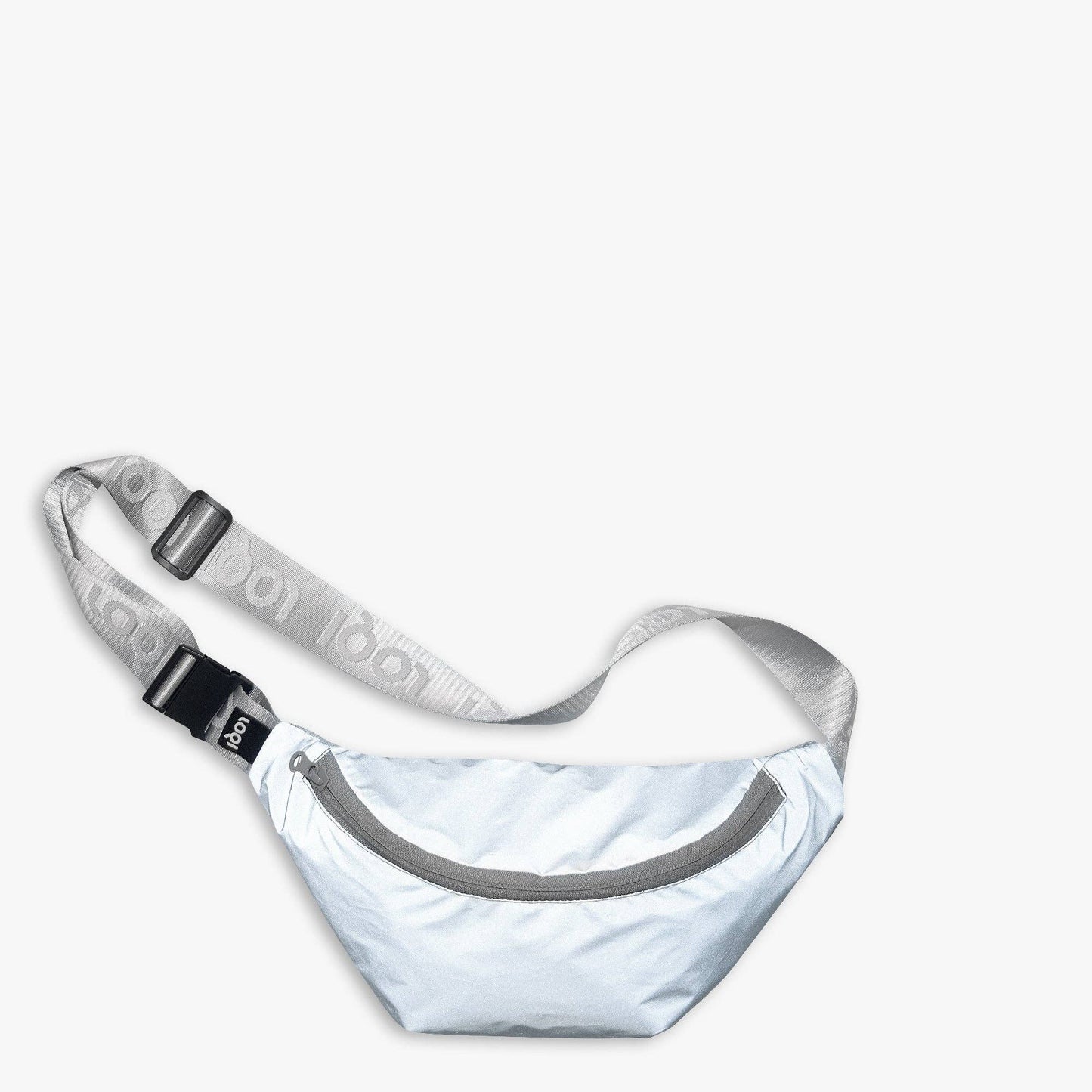 REFLEKTIERENDE Silberne Gürteltasche