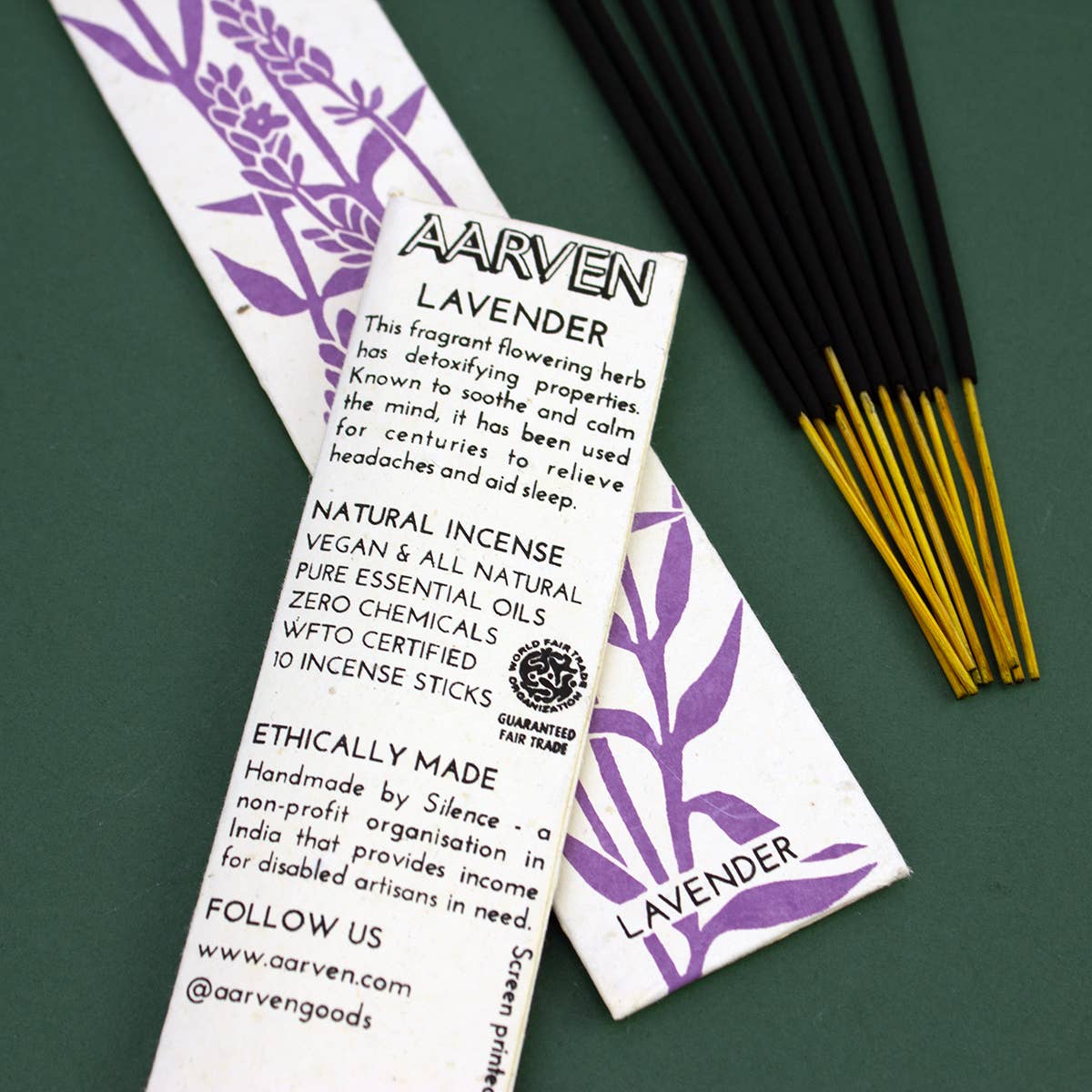 Luxuriös & FairTrade - Räucherstäbchen: Lavendel