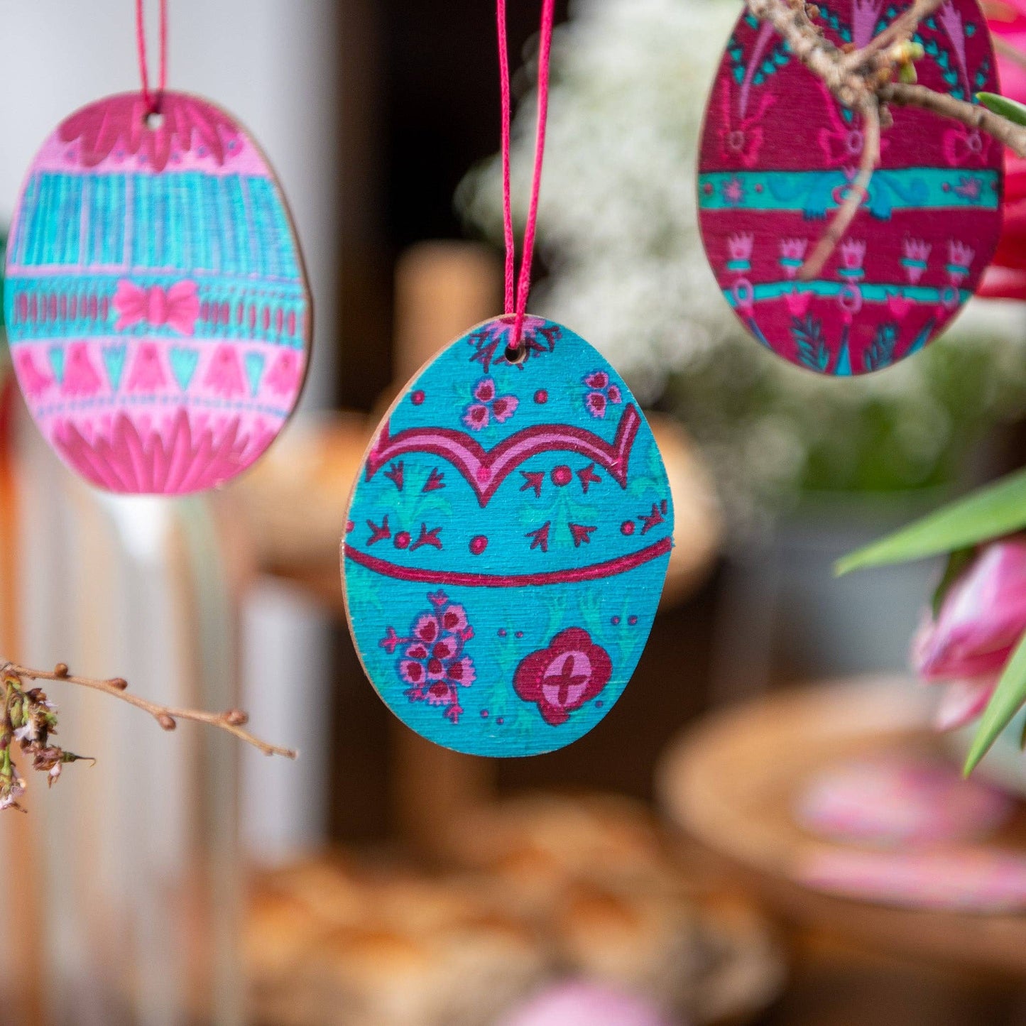 Osterei-Papierschmuck