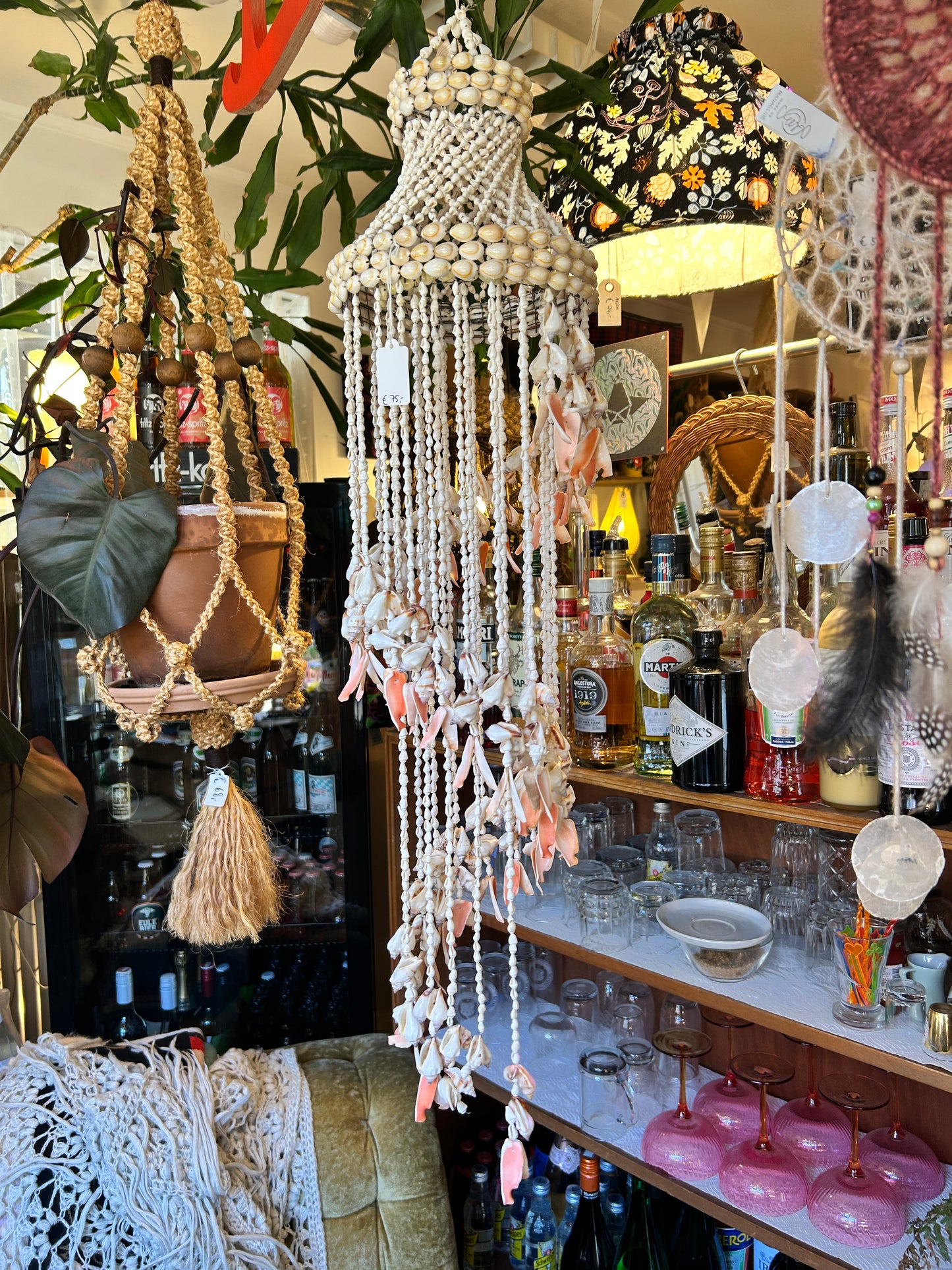 Muschel Chandelier Vintage