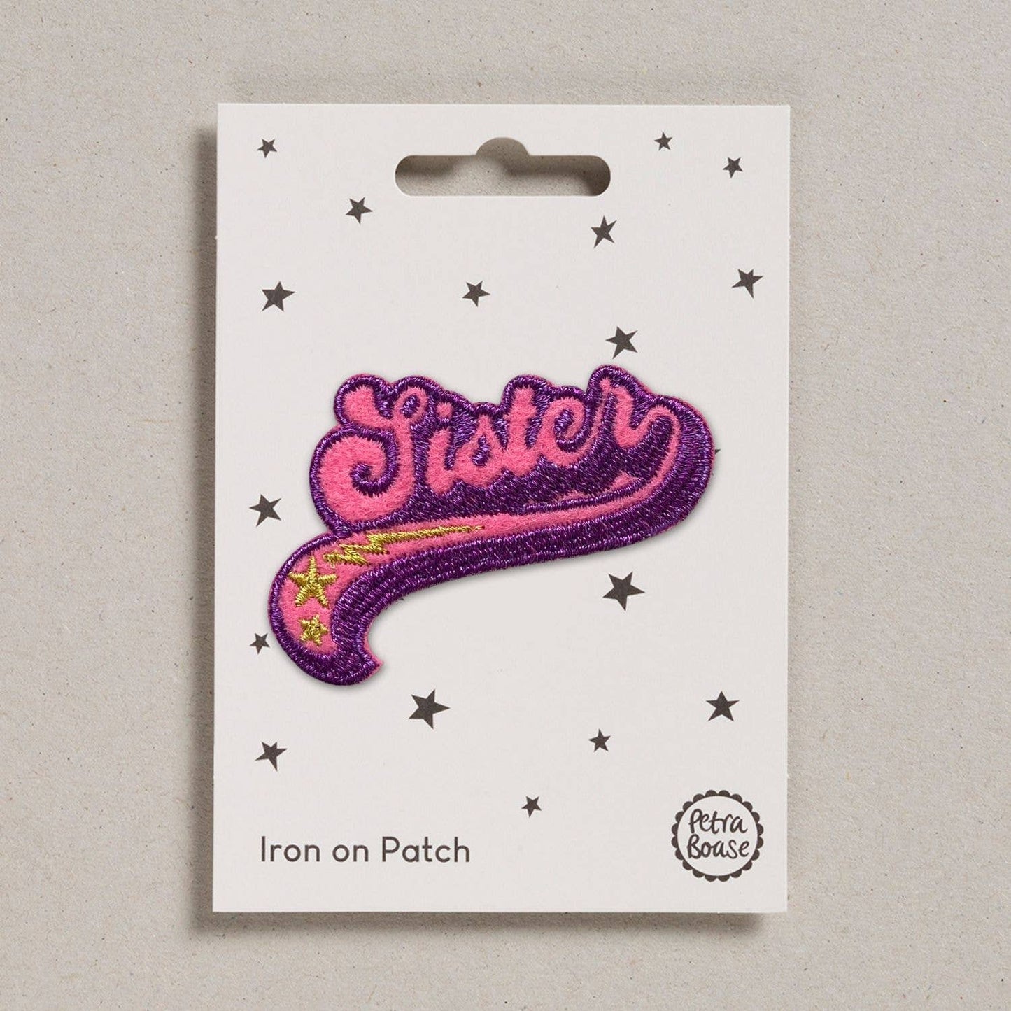 Bügelpatch Sister
