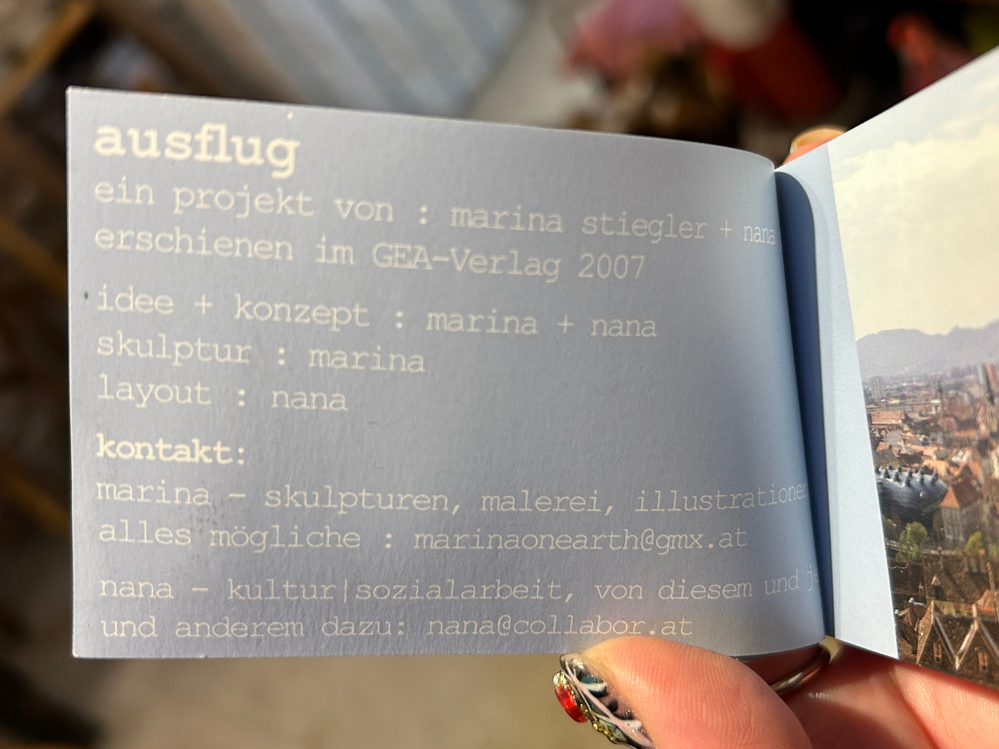 ausflug – Ein Daumenkino von Marina Stiegler & Nana Pötsch