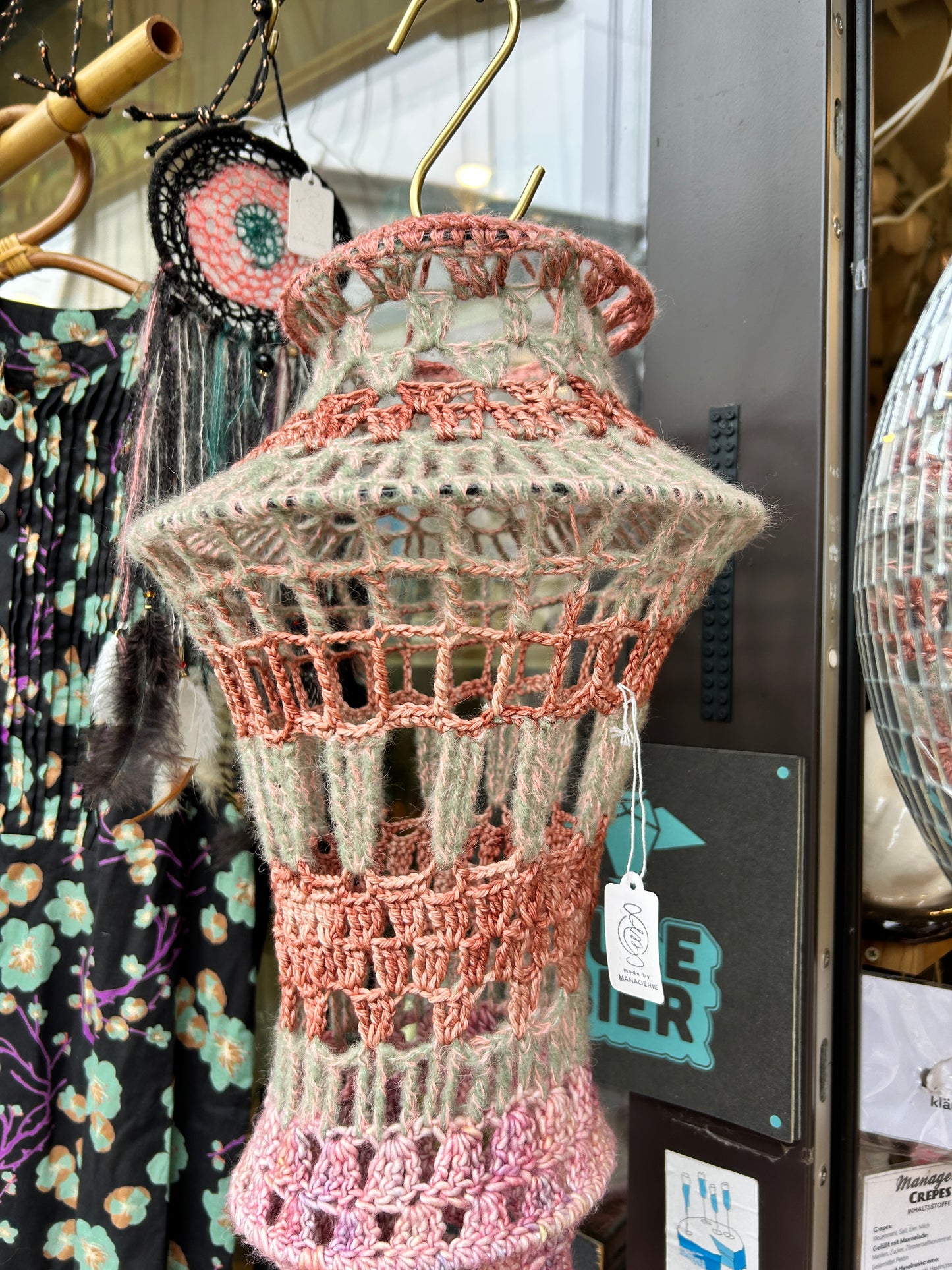 Lampenschirm für Pendelleuchte - handgemacht