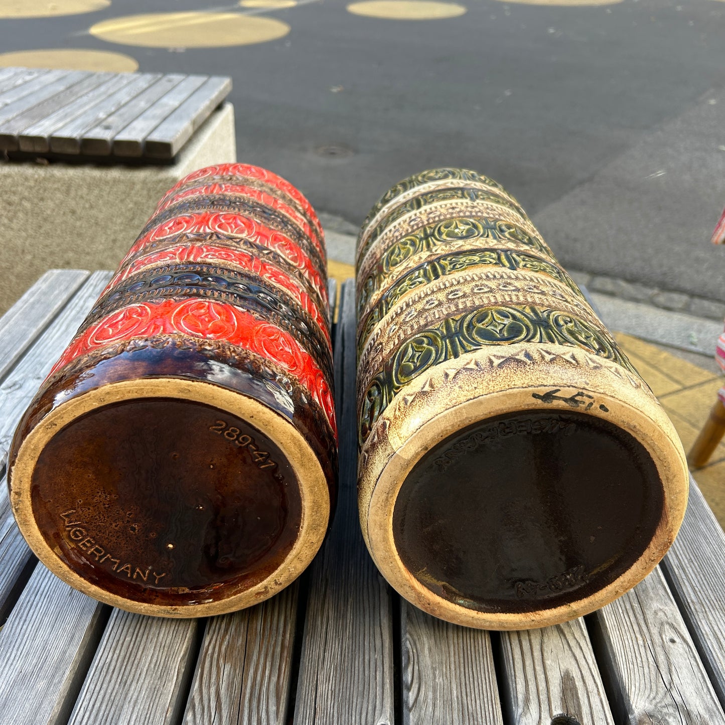 2 Scheurich Vasen