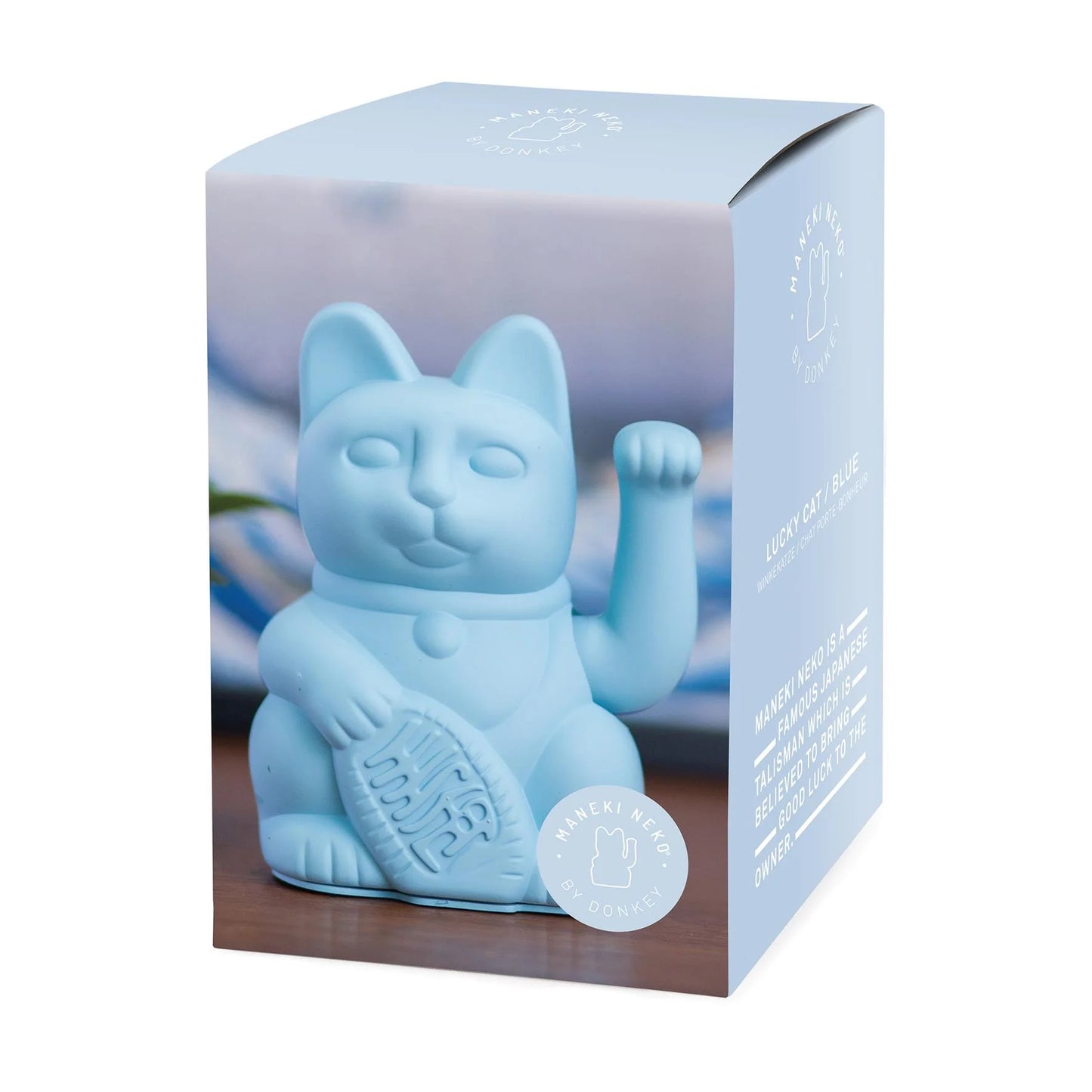 Winkekatze Hellblau – Zärtlichkeit