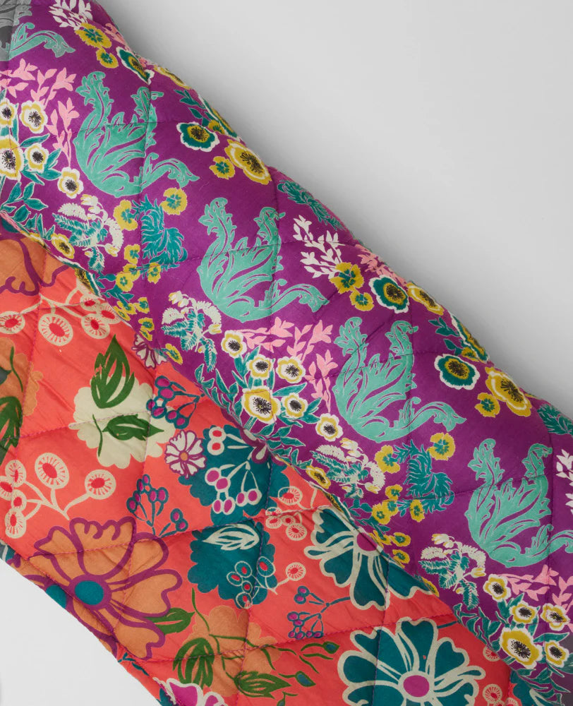 Baumwollmatte TAPIS DE YOGA - Swainston purple/Cosmos coral