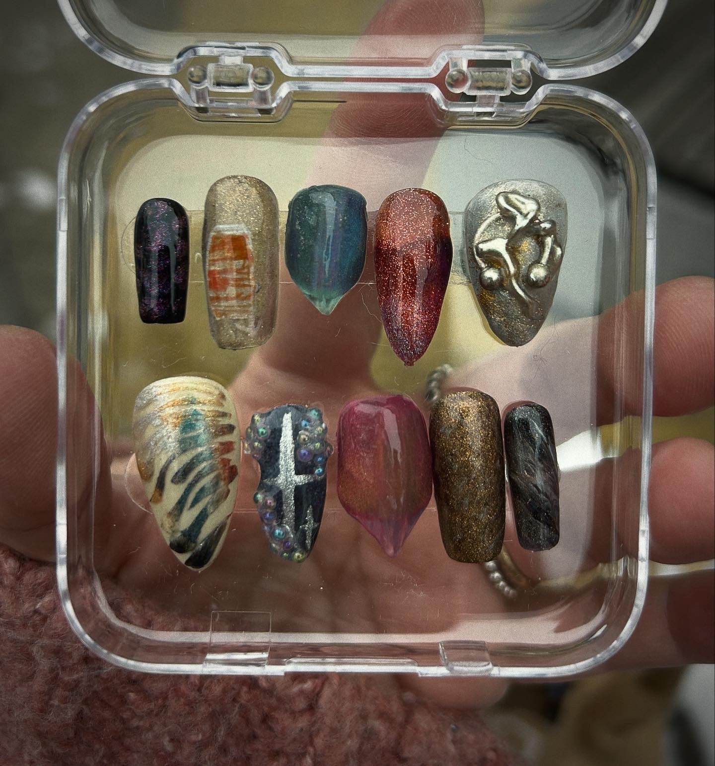 Set Press on Nails made by @managerienails