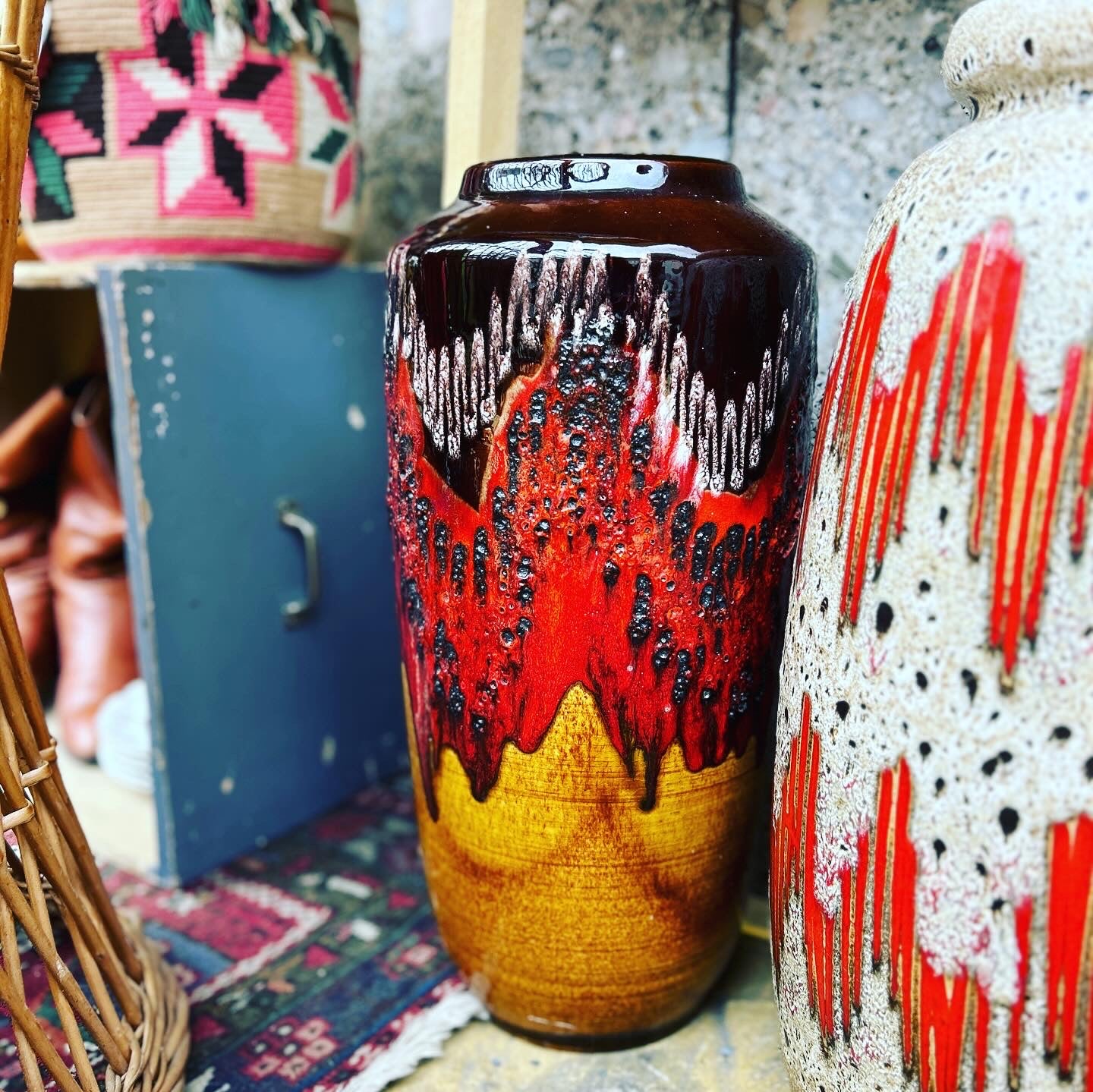 Bodenvase Fat Lava