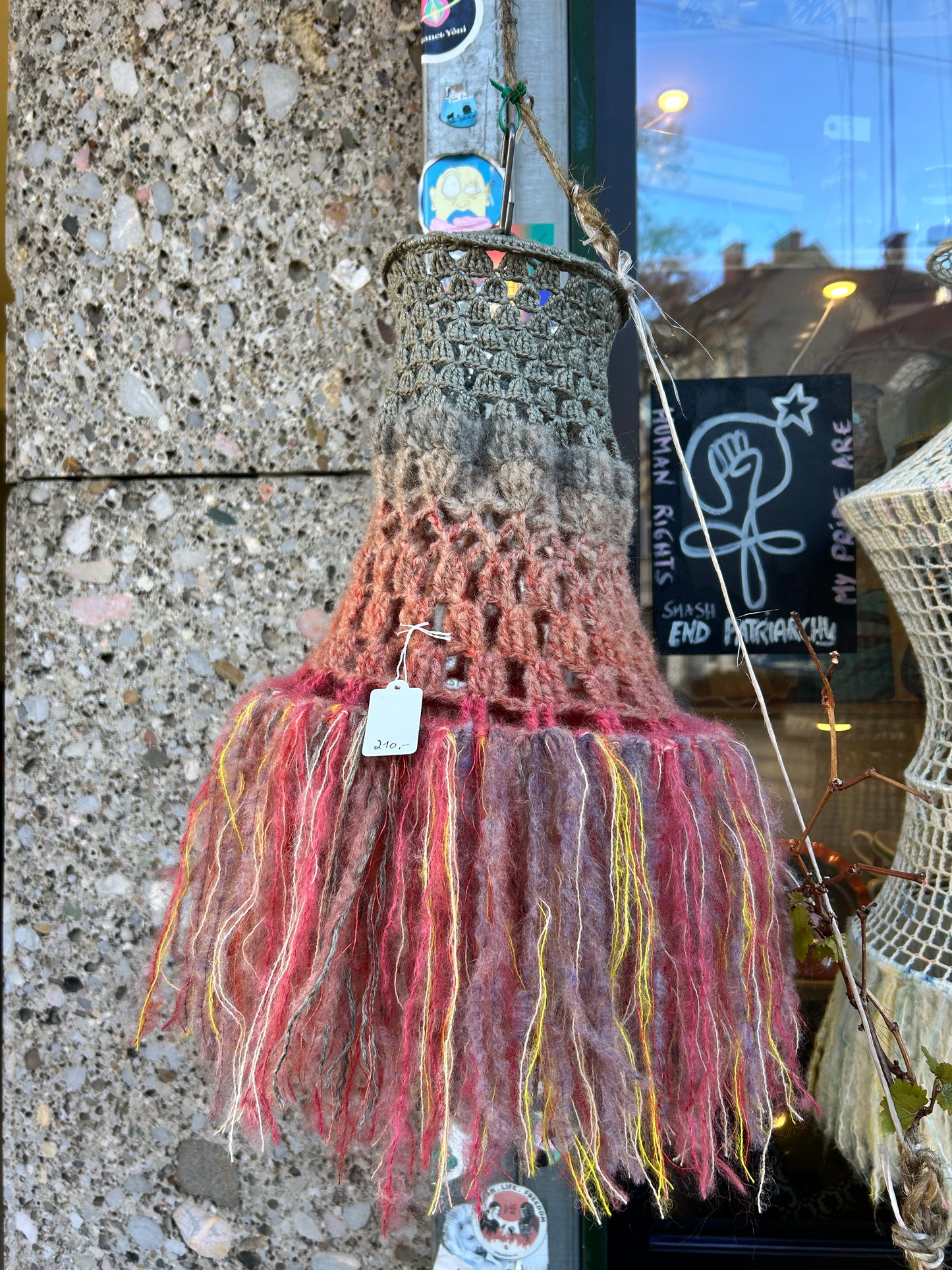 Lampenschirm für Pendelleuchte - handgemacht