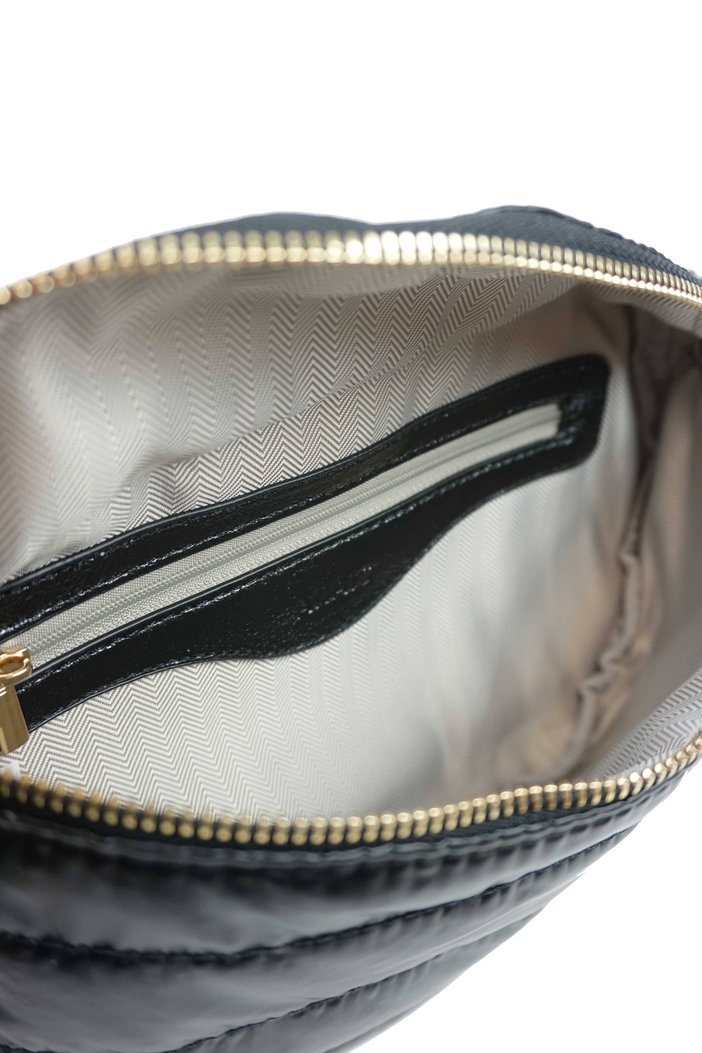 Gesteppte Gürteltasche Schwarz
