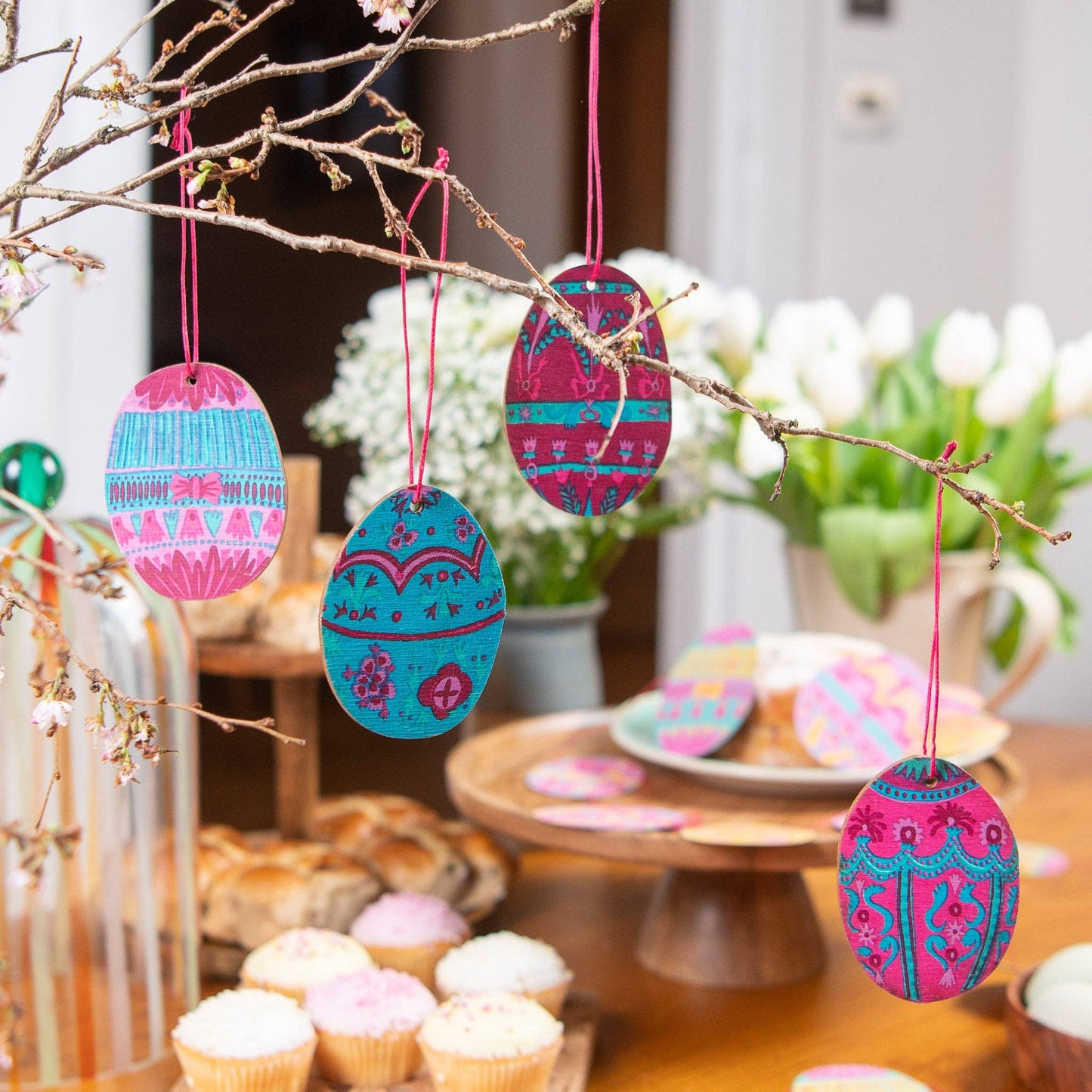 Osterei-Papierschmuck