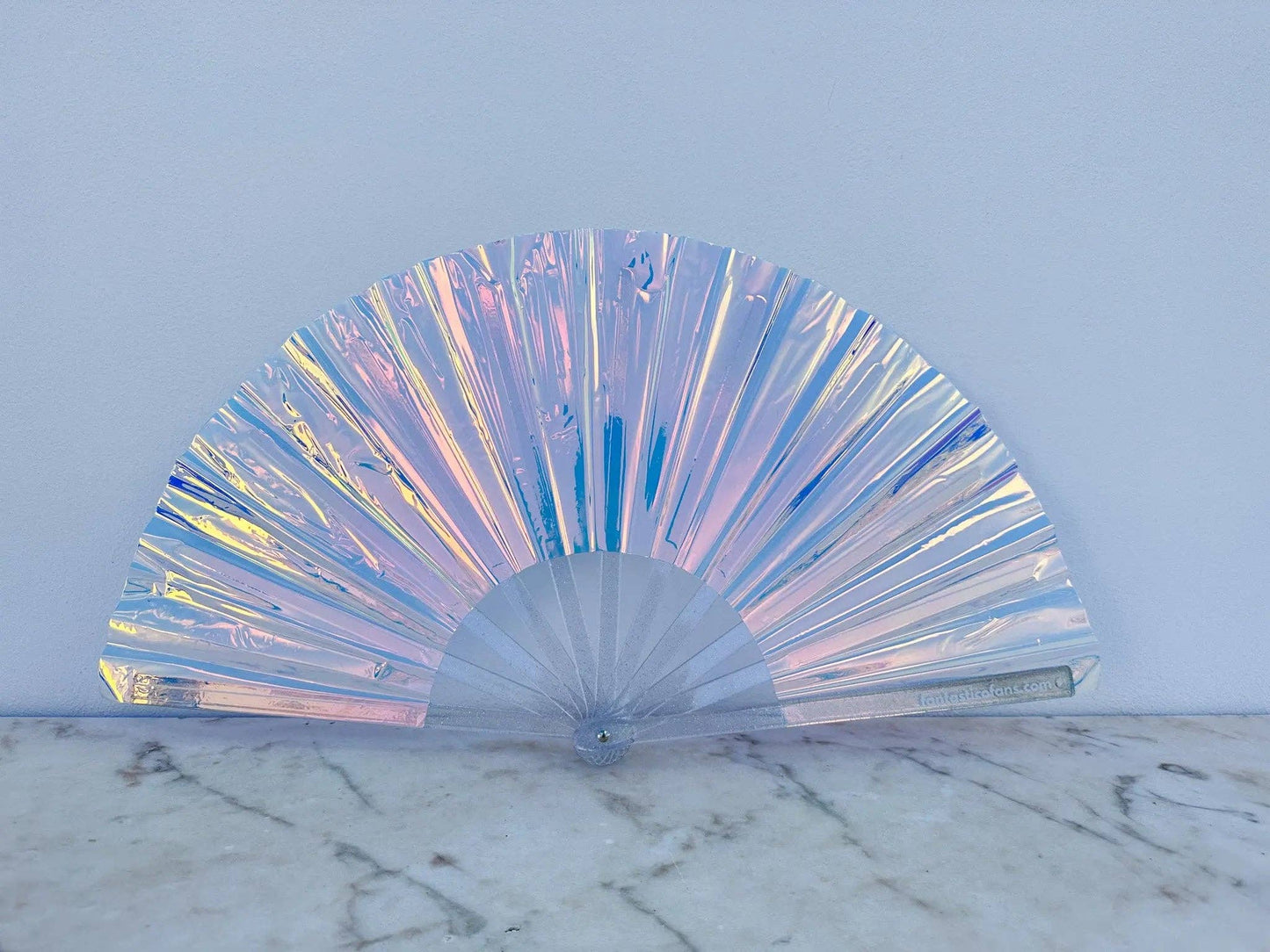 Holographischer Kristall-Ventilator, Meerjungfrau, Größe XL