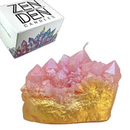 Kerze in Form eines Kristalls von Zen Den