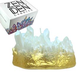 Kerze in Form eines Kristalls von Zen Den