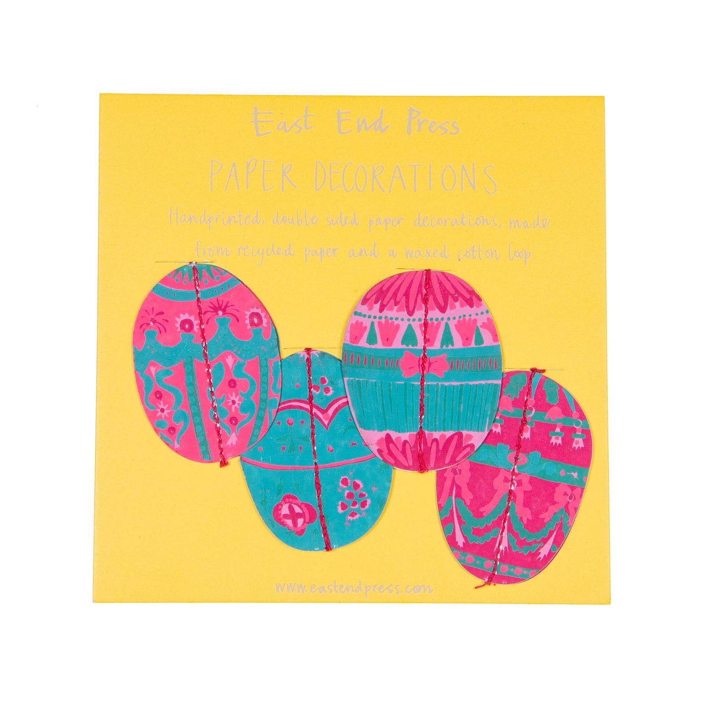 Osterei-Papierschmuck