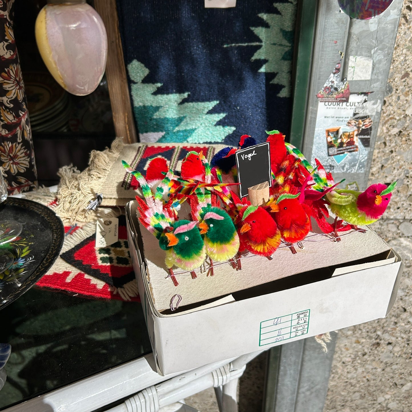 Peking Chenille Velvet Birds