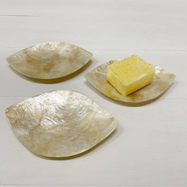Schaaltje Schelp Capiz XS Gold: Blad