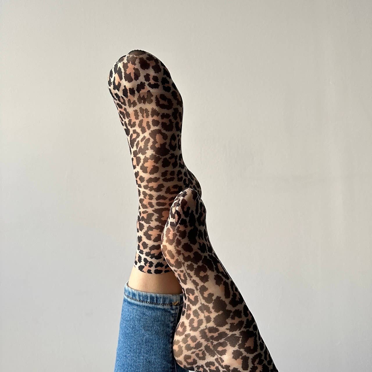Jane Leopard Socken Damen