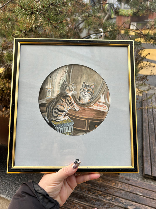 Bild Katze Vintage