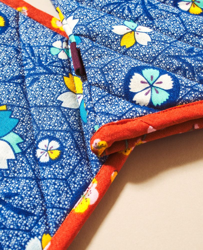 Ofenhandschuh und Topflappen-Set von Les Touristes Paris – 100% Baumwolle