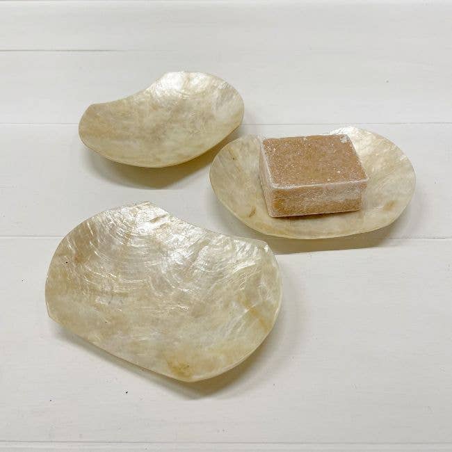 Schaaltje Schelp Capiz XS Gold: Stern