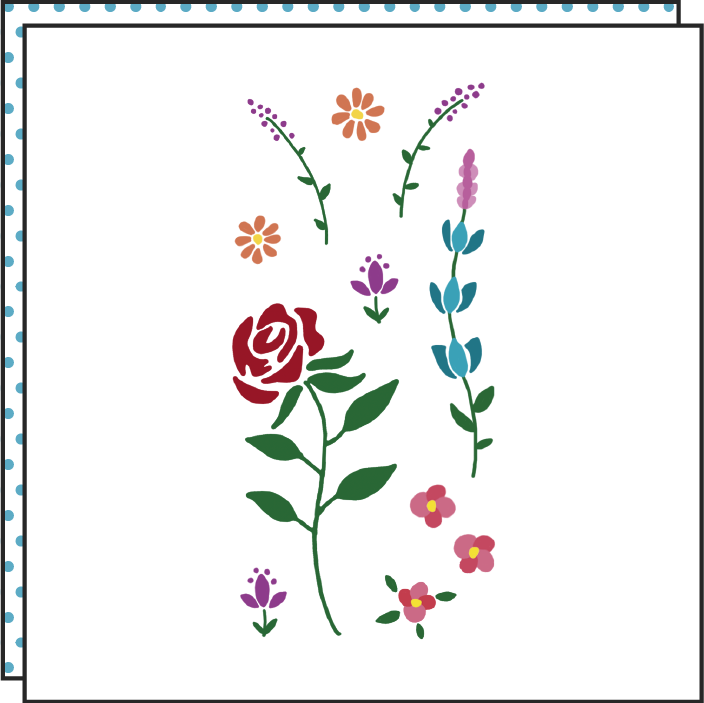 Mini Florals Tattoo (2er-Pack)