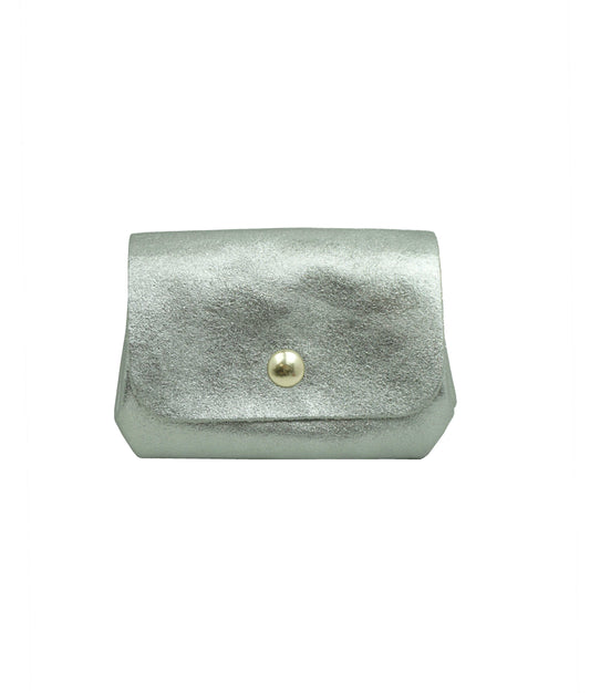 Lea – Geldbörse aus Leder in silber
