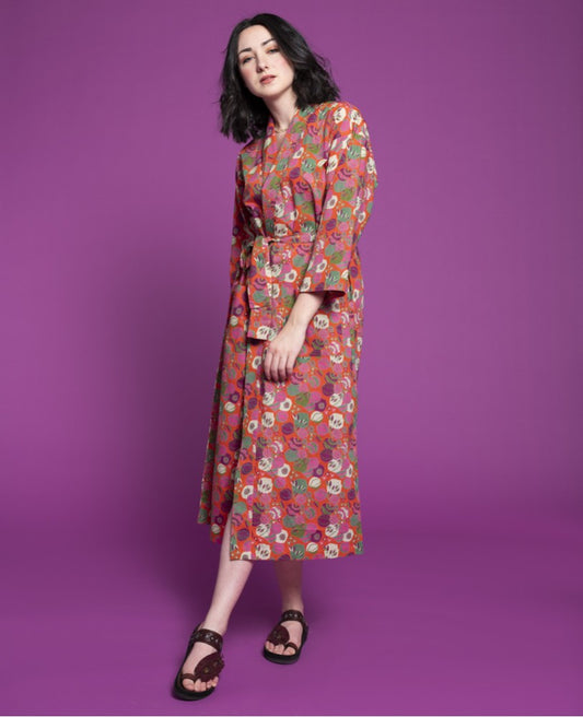 Kimono, Morgenmantel, Bademantel von Les Touristes Paris – 100% Baumwolle