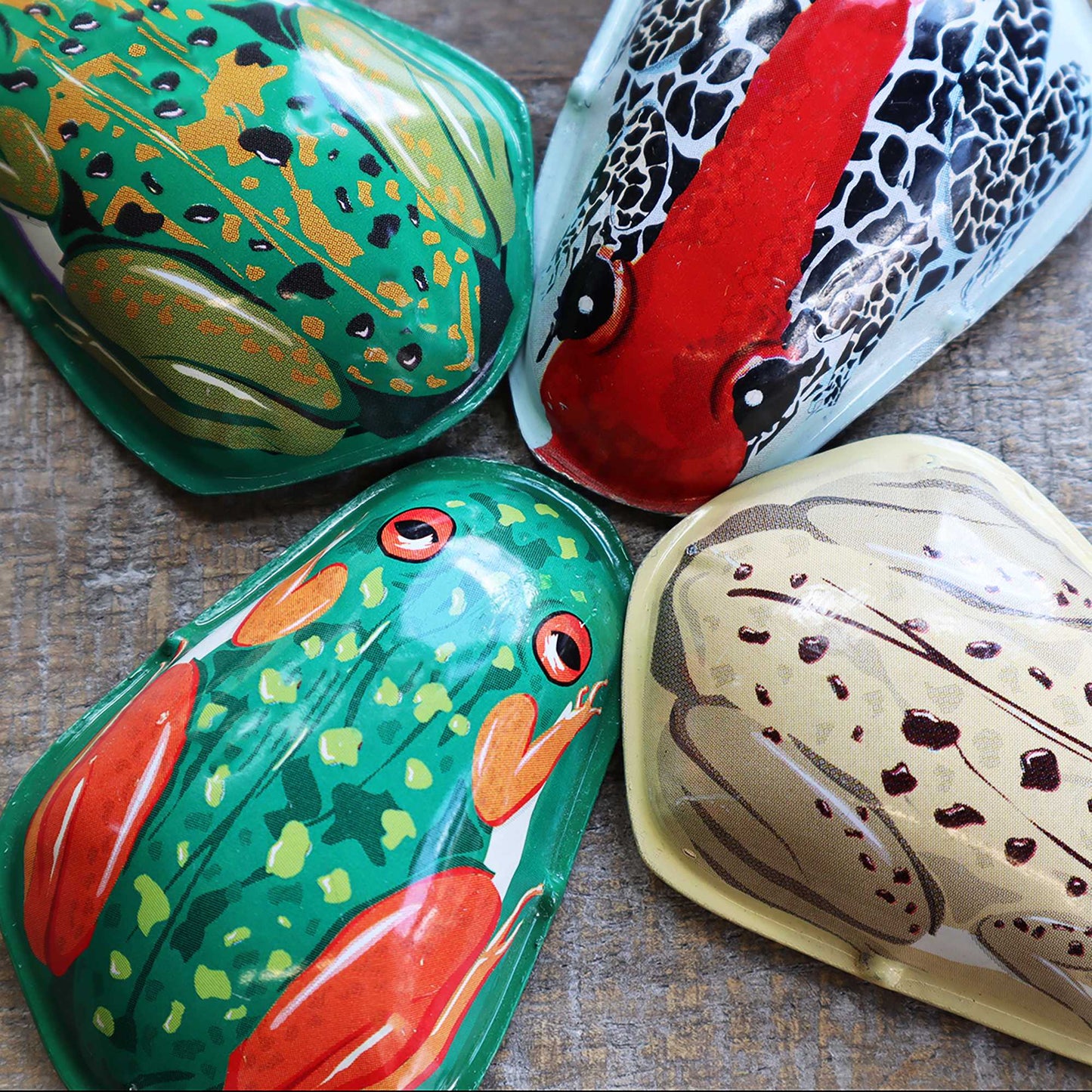 Blechspielzeug Knack Frosch Knackfrosch aus Blech