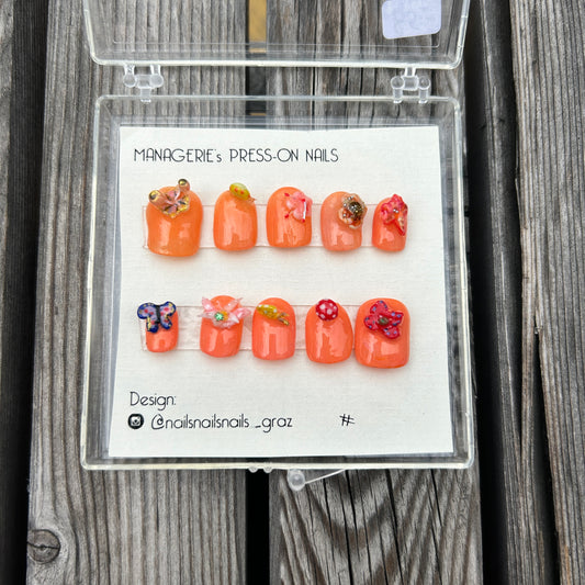 Set Press on Nails - handgemalt