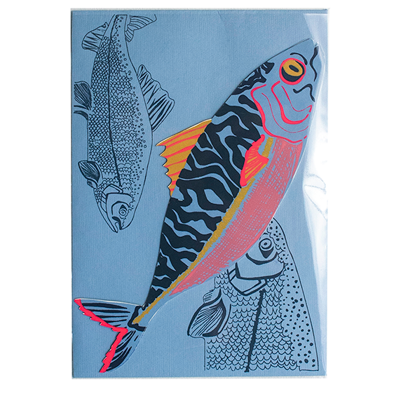 Makrelen-Grußkarte – MANAGERIE Makrelen-Grußkarte – MANAGERIE