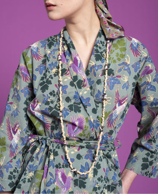 Kimono, Morgenmantel, Bademantel von Les Touristes Paris – 100% Baumwolle