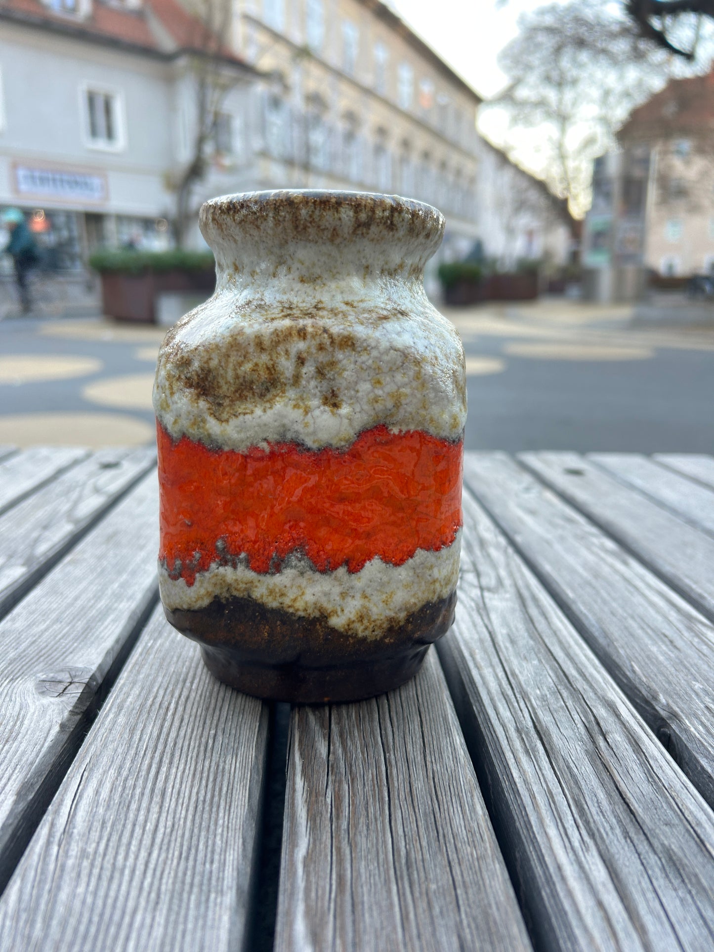 Kleine Fat Lava Vase