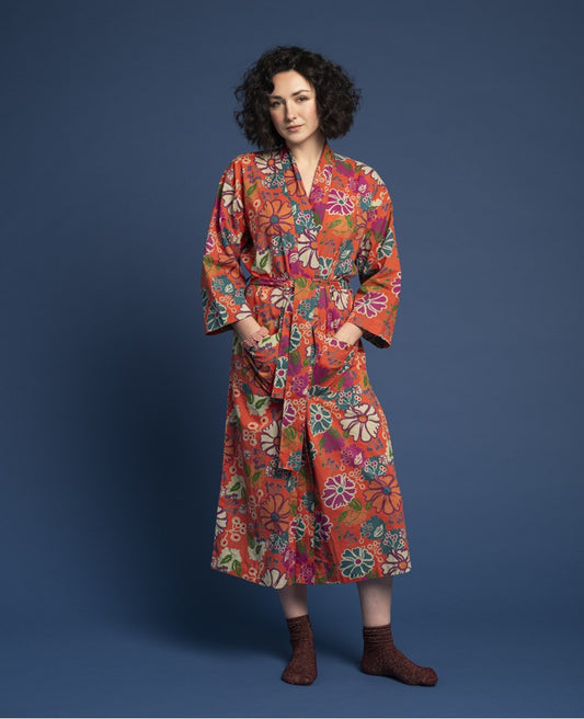 Kimono, Morgenmantel, Bademantel von Les Touristes Paris – 100% Baumwolle