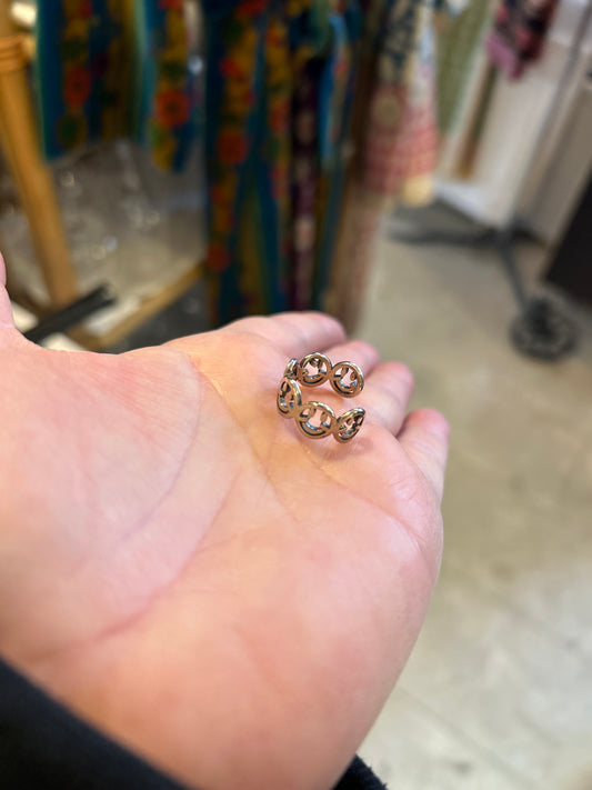 Smiley Ring - echt sterling Silber 925 – Zehenring oder Fingerring