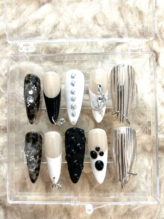 Set Press-On Nails - handgemacht von Ida
