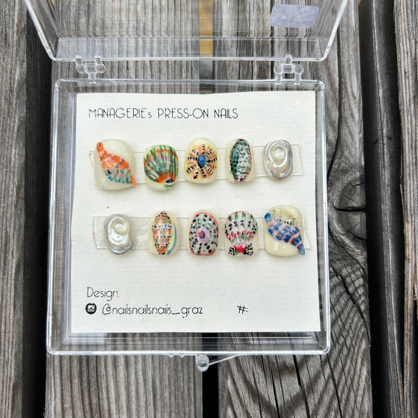 Set Press on Nails - handgemalt