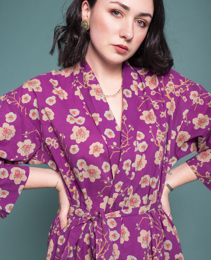 Kimono, Morgenmantel, Bademantel von Les Touristes Paris – 100% Baumwolle