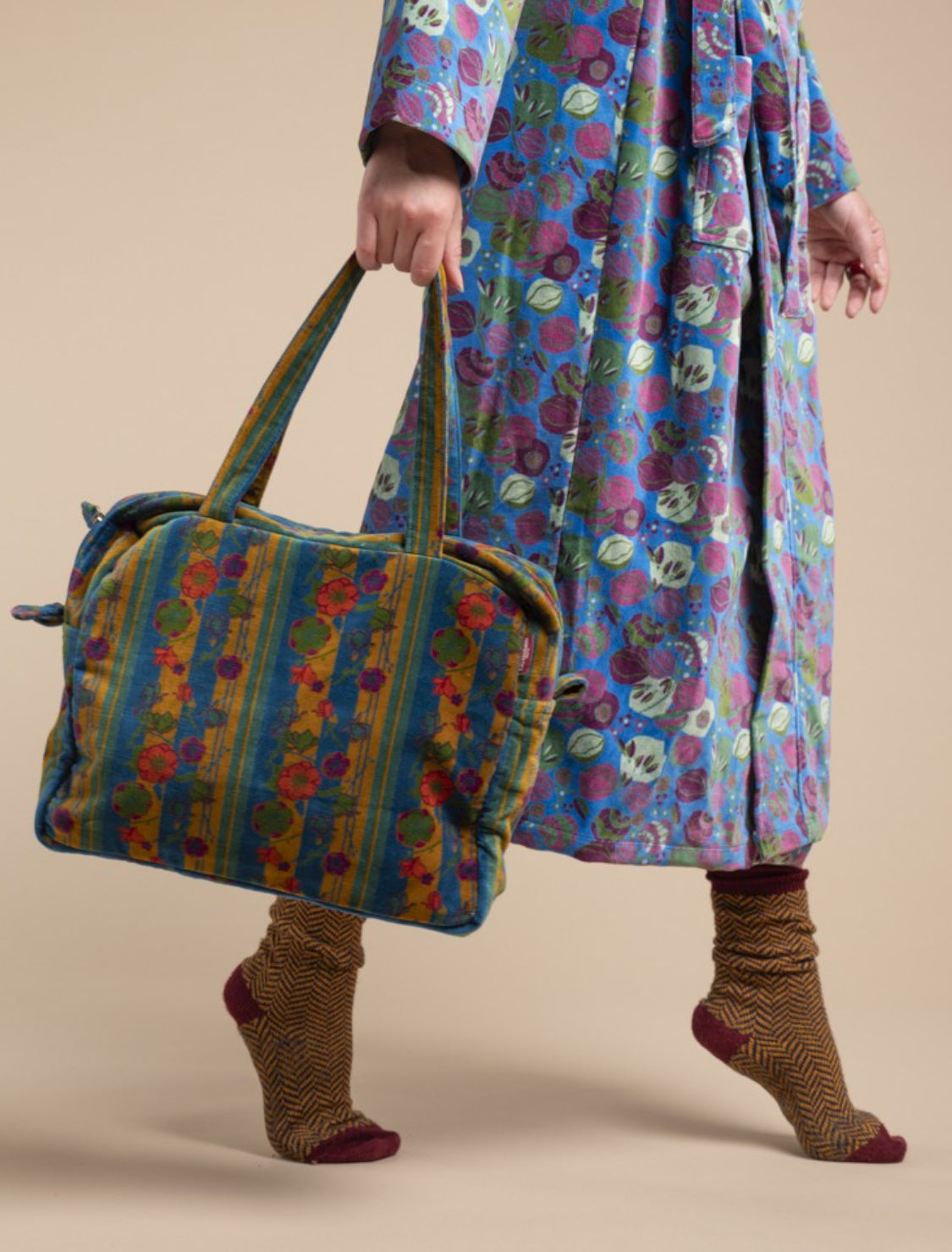 (Akten-)Tasche von Les Touristes Paris – 100% Baumwolle