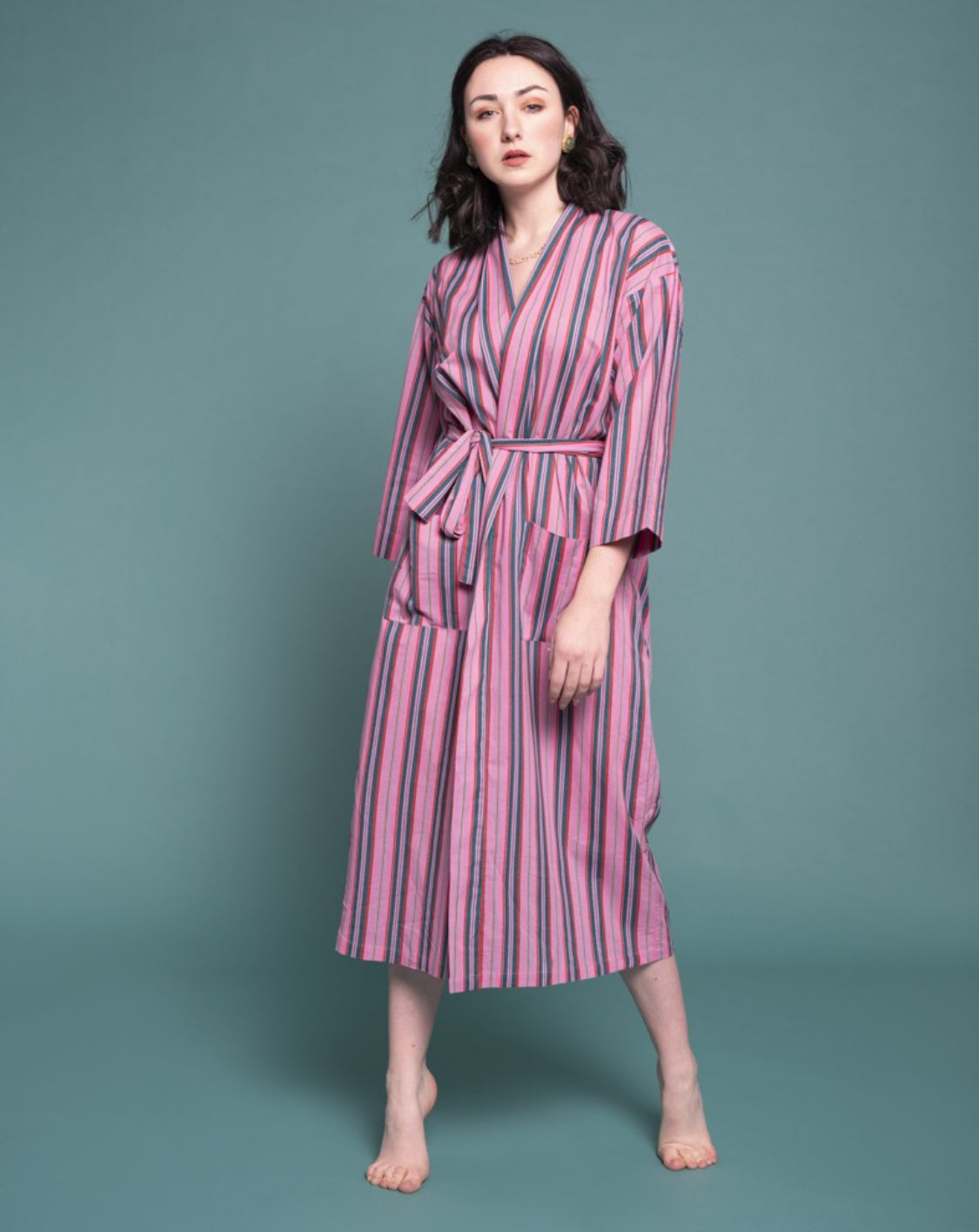 LANGER BADEMANTEL – Margate Pink