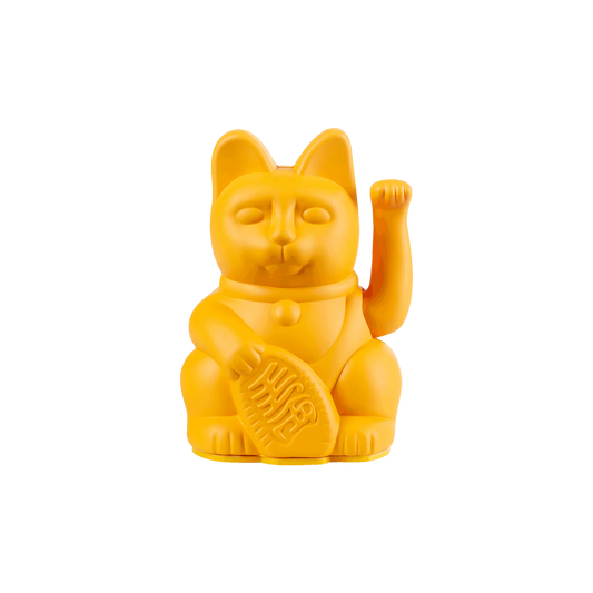 Winkekatze Mini Dunkelgelb – Freude