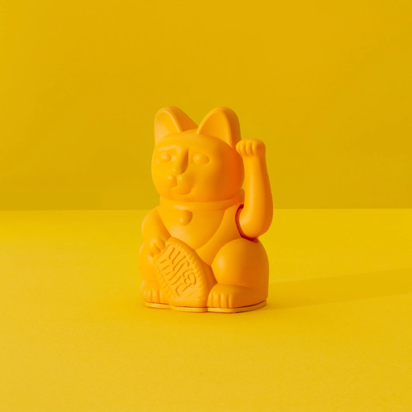 Winkekatze Mini Dunkelgelb – Freude
