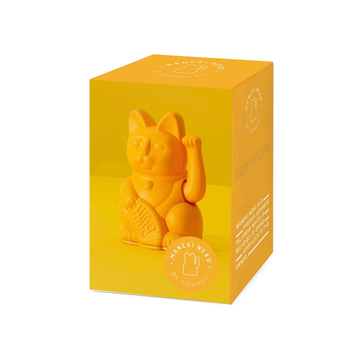 Winkekatze Mini Dunkelgelb – Freude