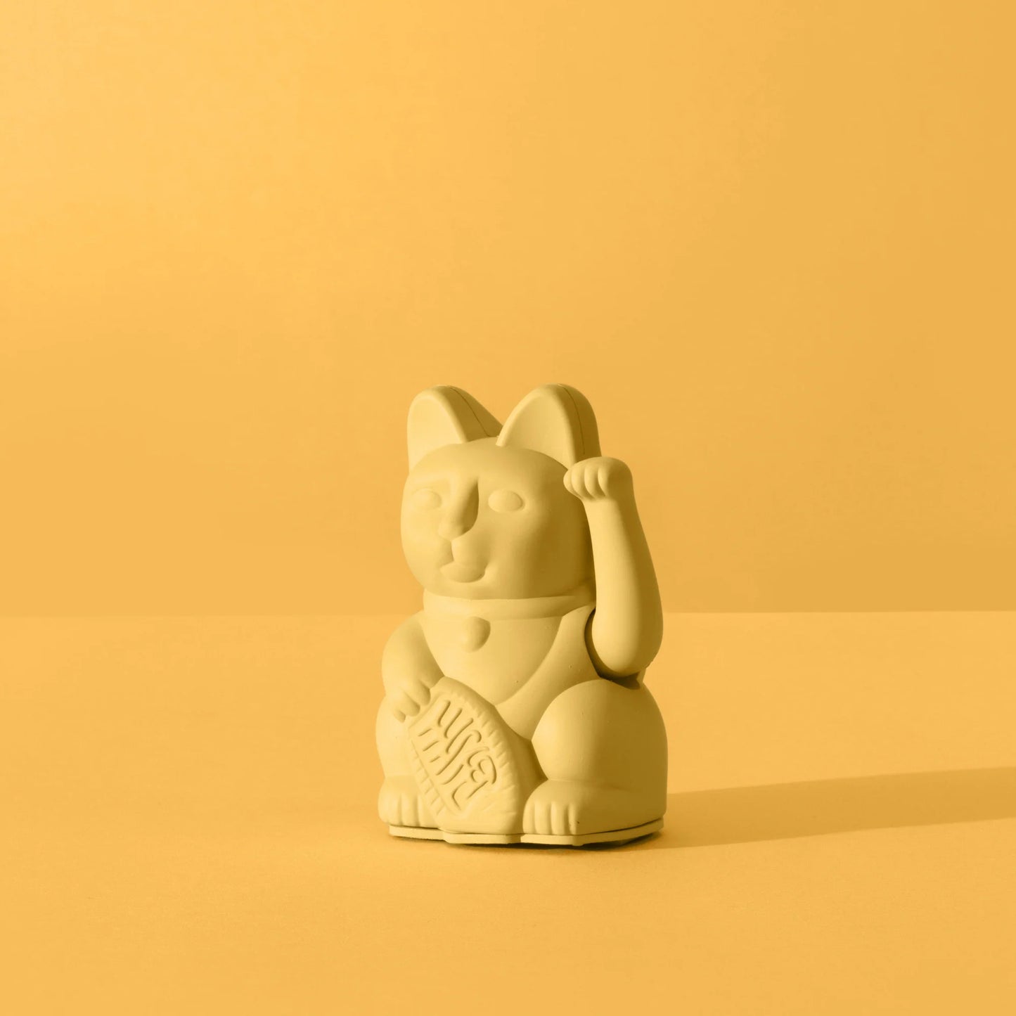 Winkekatze Mini Gelb – Wohlstand