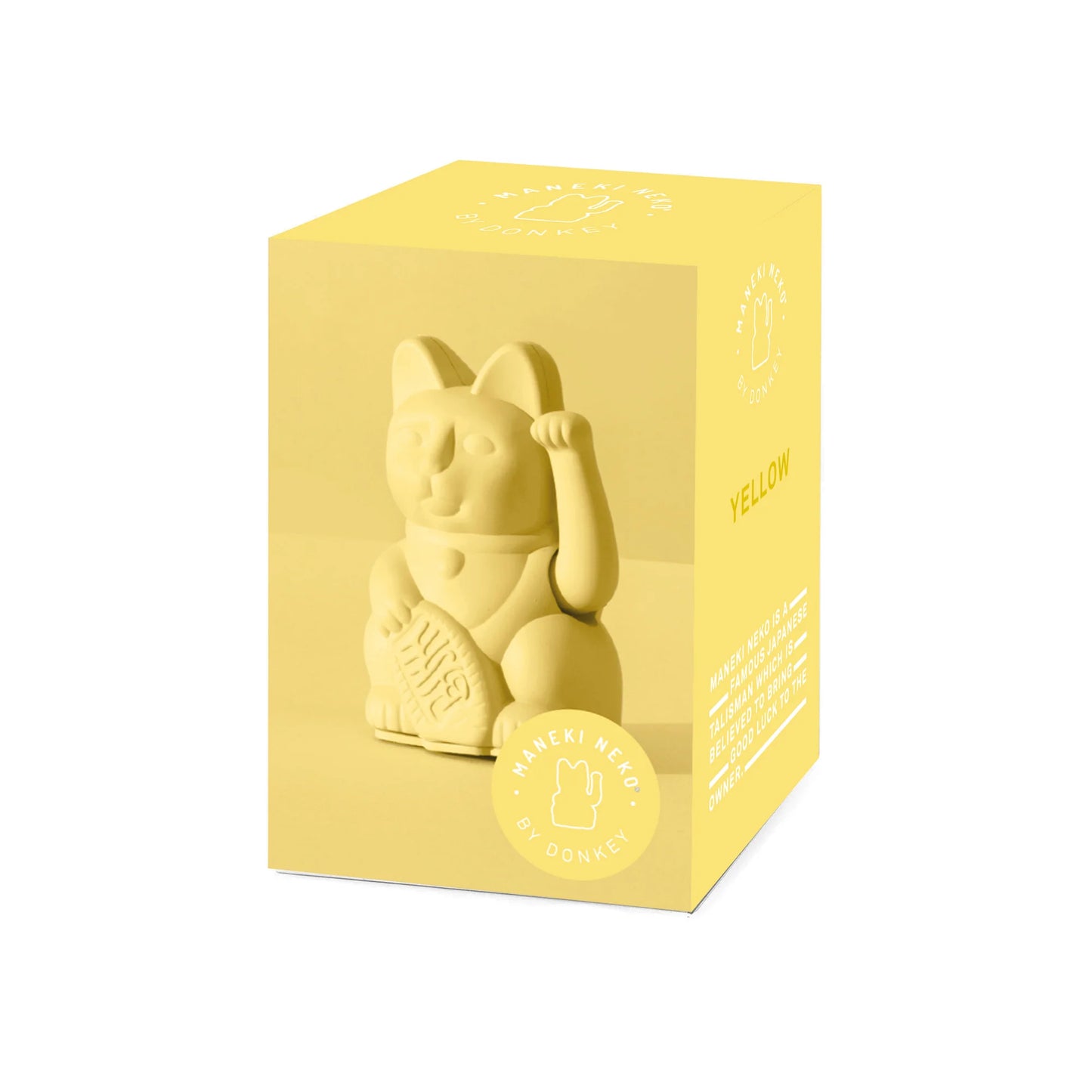 Winkekatze Mini Gelb – Wohlstand