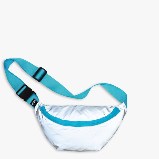 REFLEKTIERENDE neonblaue Gürteltasche