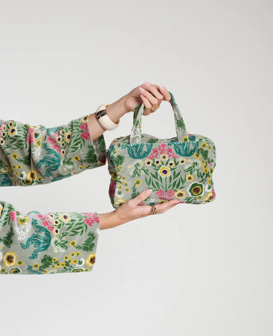 Kleine Samttasche von Les Touristes Paris – 100% Baumwolle