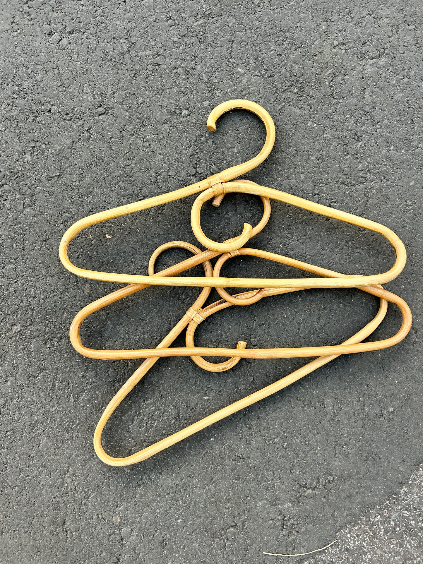 Kleiderbügel Vintage aus Bambus